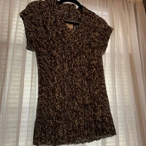 Knit Short Sleeve Sweater